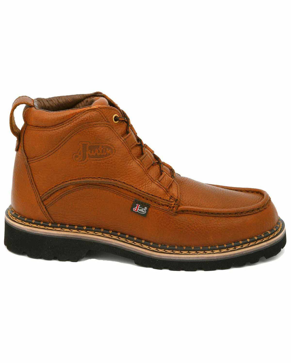 justin chukka boots