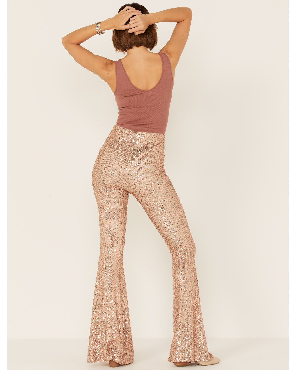 Image #5 - Show Me Your Mumu Women's Sequin Flare Pants, , hi-res
