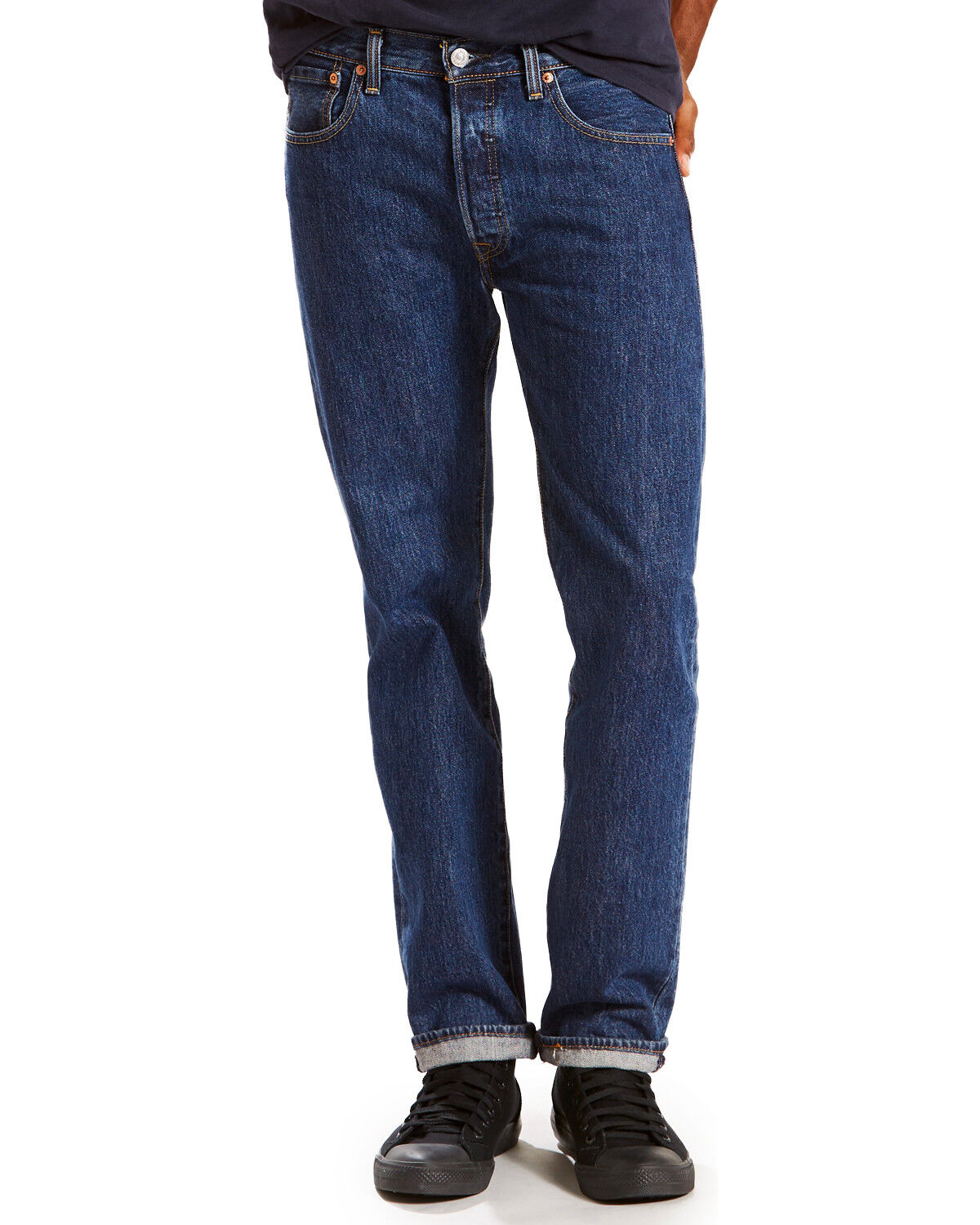 levis 501 jeans dark blue