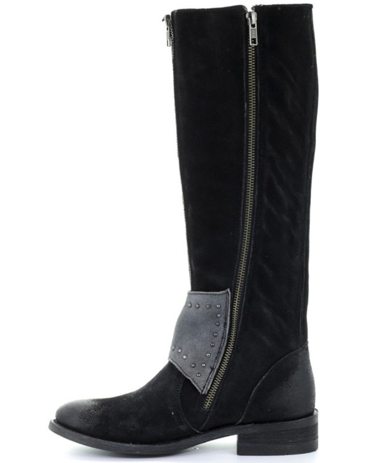 Image #3 - Corral Women's Black & Grey Mask Tall Top Boots - Round Toe, , hi-res