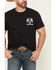 Image #4 - Buckwear Men's Ram Camo Logo Short Sleeve Graphic T-Shirt, Black, hi-res