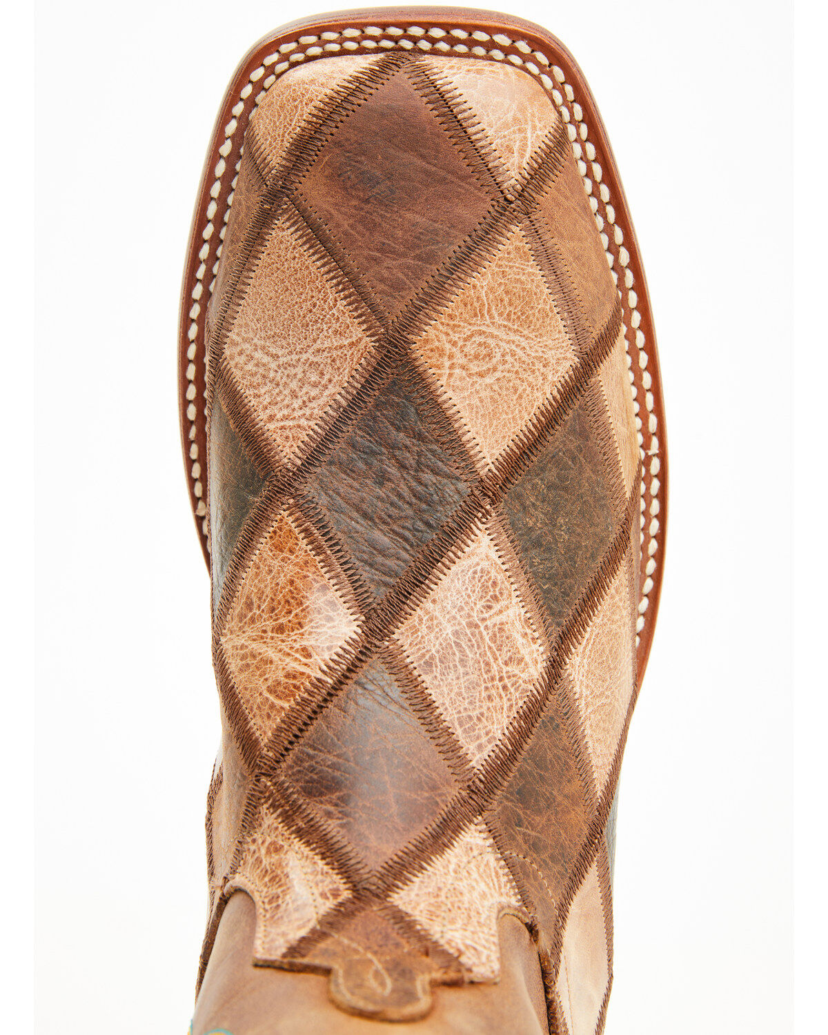 Image #6 - Horse Power by Anderson Bean Men's Patchwork Boots, Brown, hi-res