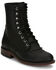 Image #1 - Justin Women's McKean Lace-Up Boots - Round Toe, Black, hi-res