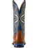 Image #3 - Ariat Women's Round Up Filly Performance Western Boots - Broad Square Toe, Blue, hi-res