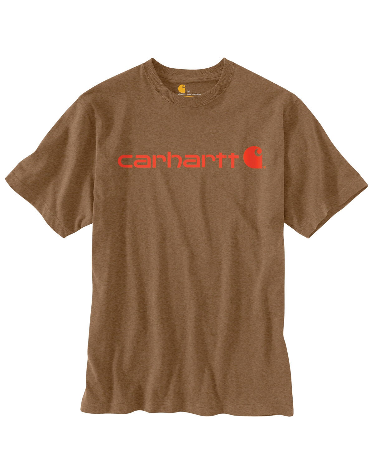 Image #1 - Carhartt Men's Signature Logo Graphic Short Sleeve Work T-Shirt, , hi-res