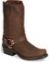 Image #1 - Durango Men's Harness Motorcycle Boots, Distressed, hi-res