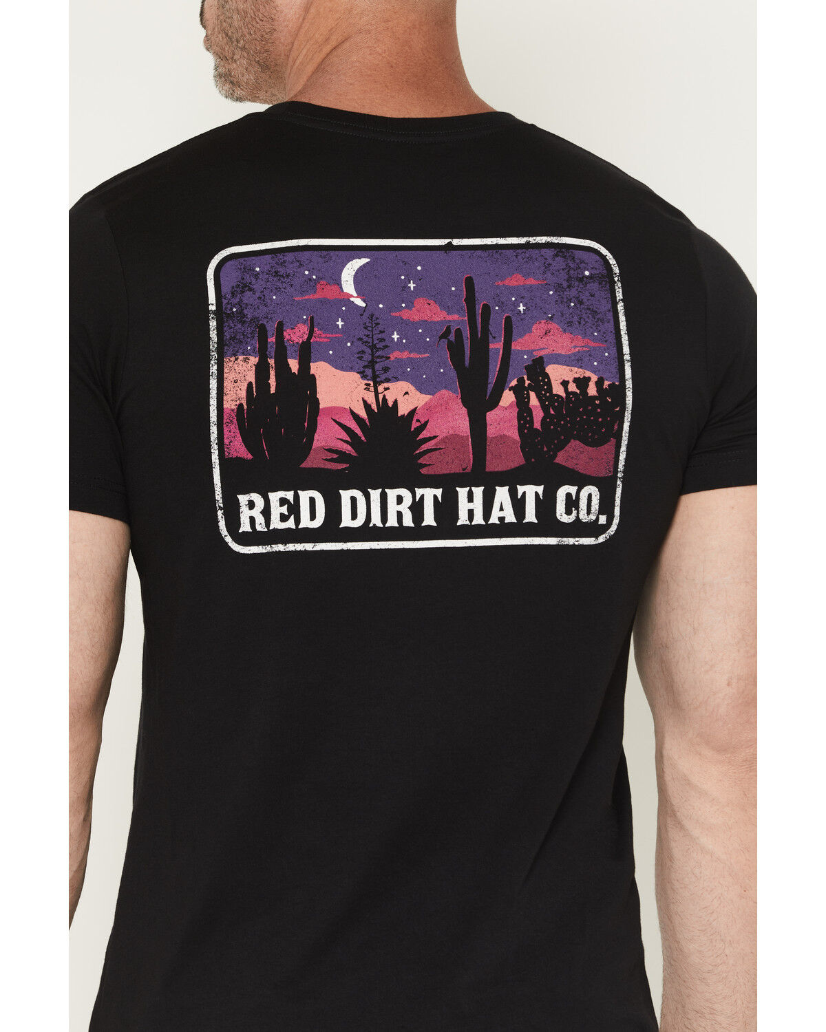 Image #4 - Red Dirt Hat Men's Nightfall Short Sleeve Graphic T-Shirt, Black, hi-res