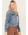 Image #2 - Idyllwind Women's Shiloh Drive Embellished Denim Trucker Jacket, Medium Wash, hi-res