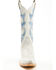 Image #4 - Dan Post Women's Exotic Watersnake Western Boots - Snip Toe, Cream, hi-res