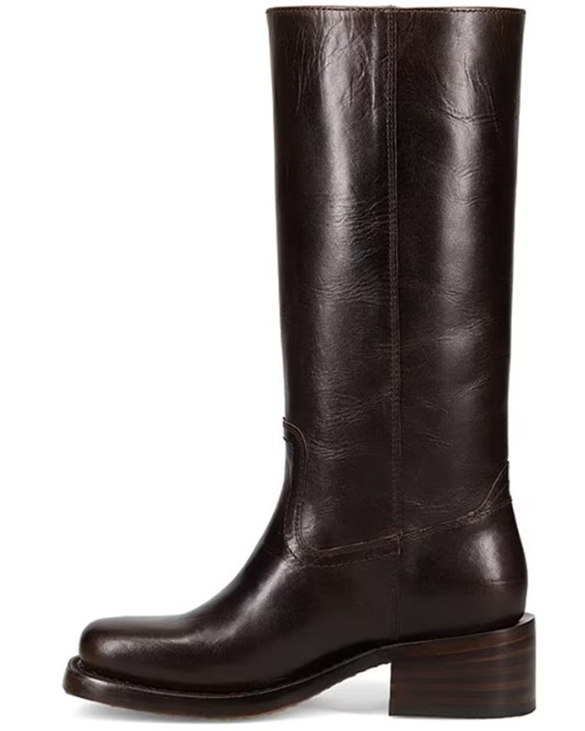 Image #3 - Frye Women's Campus Tall Fashion Boots - Round Toe, Dark Brown, hi-res