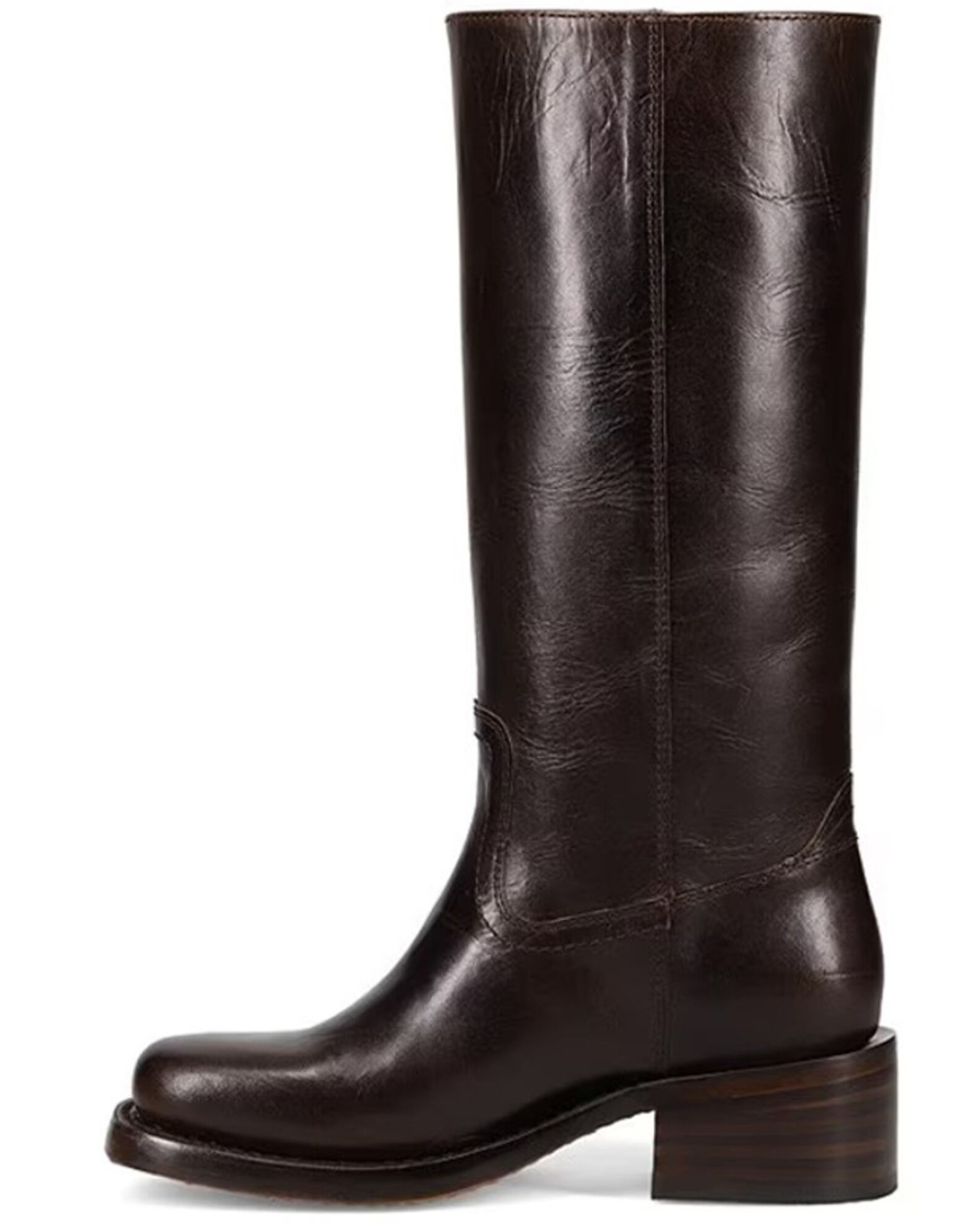 Image #3 - Frye Women's Campus Tall Fashion Boots - Round Toe, Dark Brown, hi-res