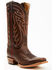 Image #1 - Justin Men's Brindle Western Boots - Square Toe, Brown, hi-res