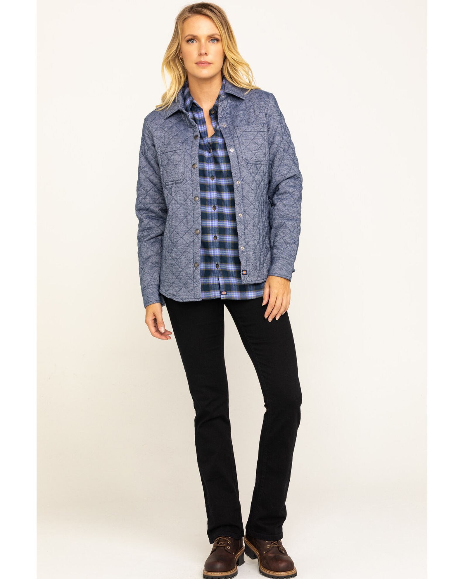 Dickies quilted flannel shirt best sale