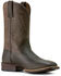 Image #1 - Ariat Men's Ryden Ultra Western Boots - Broad Square Toe, Brown, hi-res