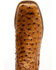 Image #6 - Horse Power Men's Saddle Ostrich Print Chelsea Boots - Square Toe, Tan, hi-res