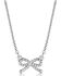 Image #2 - Montana Silversmiths Women's Roped Bow Necklace, Silver, hi-res