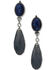 Image #1 - Lainey Wilson Women's Post Stone Drop Earrings, Silver, hi-res