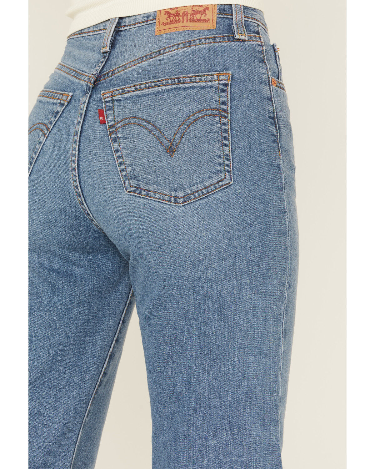 Product Name:  Levi's Women's So Nice Medium Wash Ribcage Stretch Denim Jeans