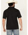 Image #4 - Wrangler Men's Solid Short Sleeve Performance Polo, Black, hi-res