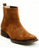 Image #1 - Shyanne Women's Beverly Pull-On Western Booties - Broad Square Toe, Brown, hi-res