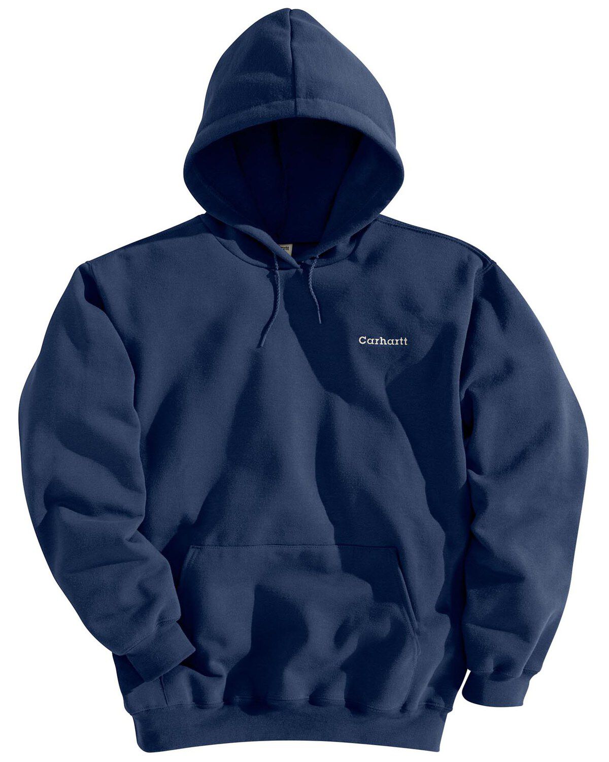 Image #1 - Carhartt Men's Hooded Sweatshirt - Big & Tall, Navy, hi-res