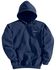 Image #1 - Carhartt Men's Hooded Sweatshirt - Big & Tall, Navy, hi-res
