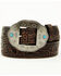 Image #1 - Idyllwind Women's Bresslynn Tooled Western Belt, Brown, hi-res