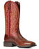 Image #1 - Ariat Men's Crest Macaw Red Dynamic Performance Western Boot - Broad Square Toe, Brown, hi-res