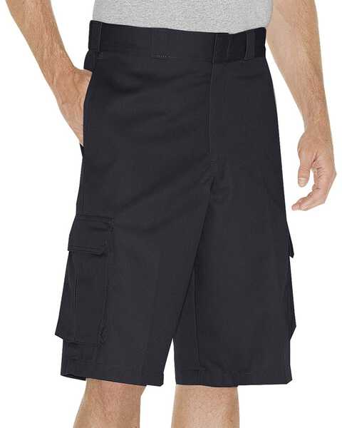 Image #1 - Dickies Twill Cargo Shorts, Black, hi-res