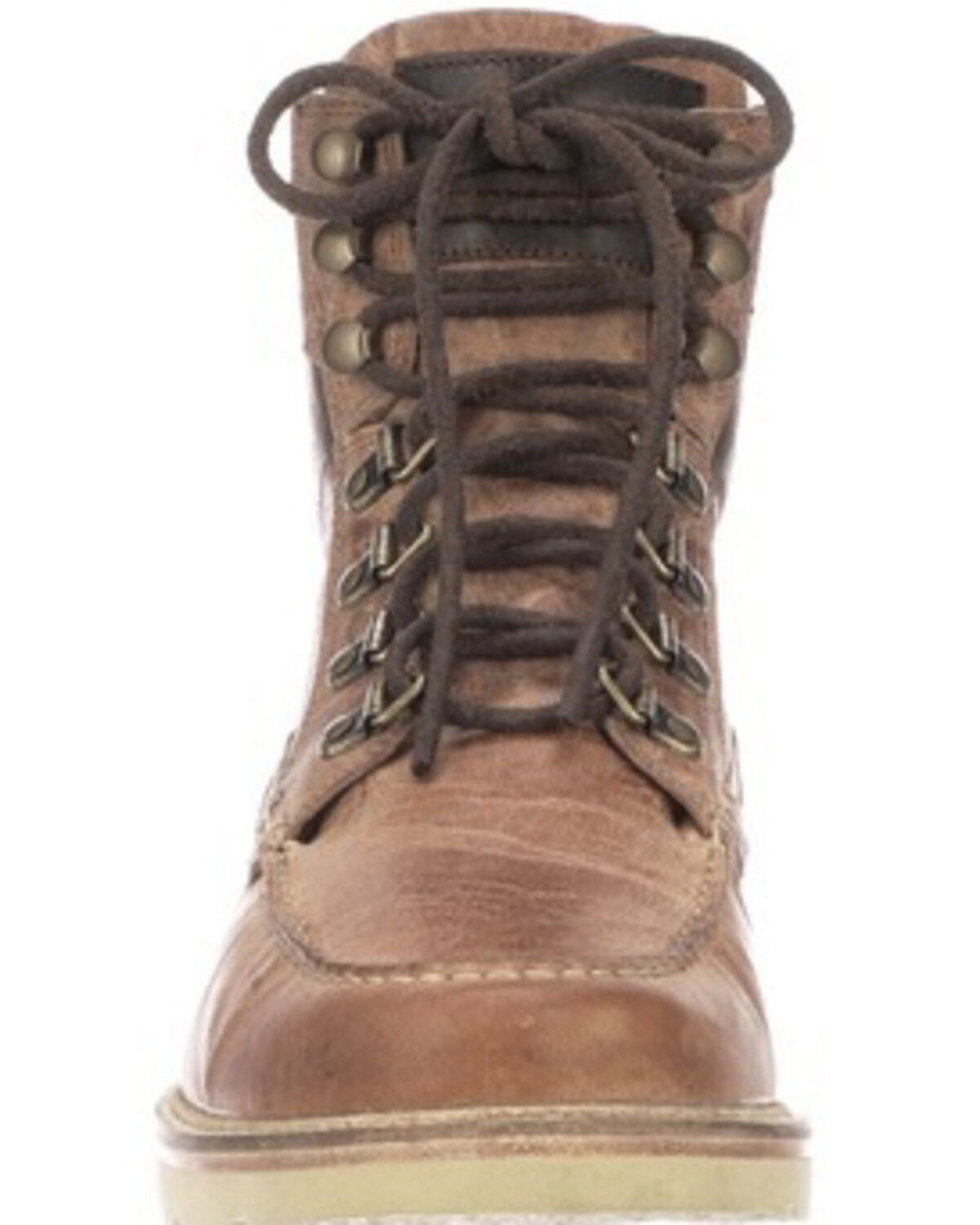 Image #5 - Lucchese Men's Lace-Up Range Boot - Moc Toe, , hi-res