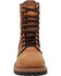 Ad Tec Women's 9" Brown Leather Logger Boots - Soft Toe, Brown, hi-res