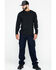Carhartt Men's Loose Fit Heavyweight Long Sleeve Logo Graphic Work T-Shirt - Big & Tall, Black, hi-res