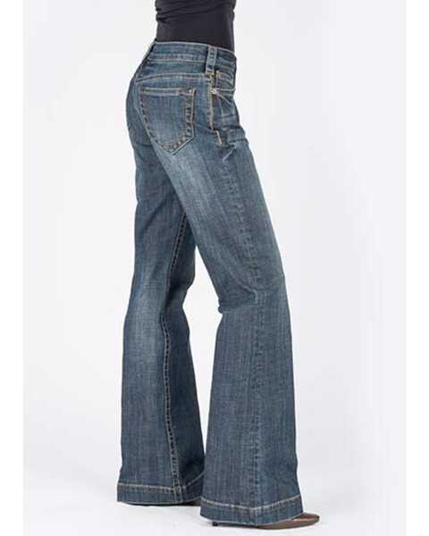 Image #3 - Stetson Women's Medium 214 Trouser Jeans, , hi-res