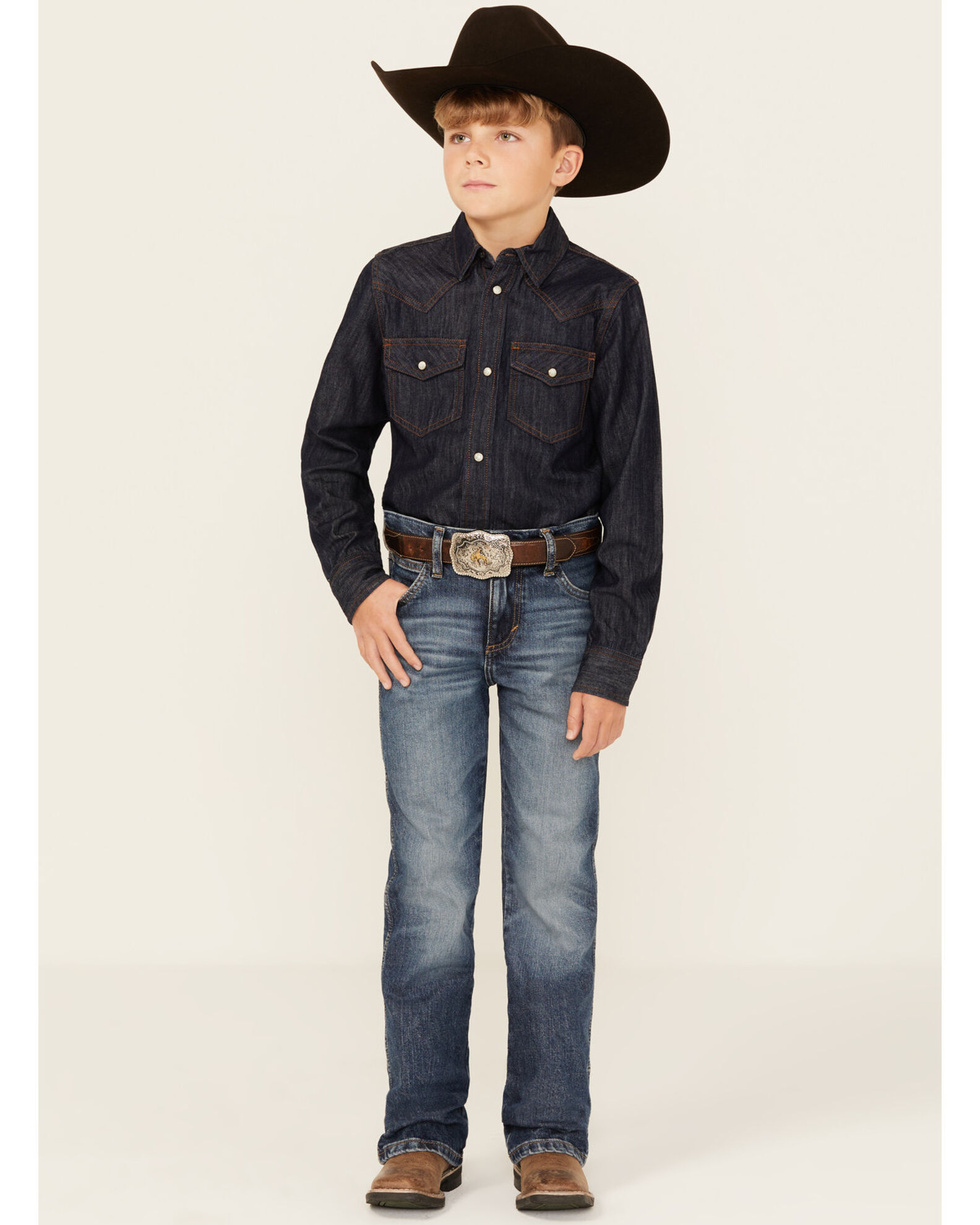 Wrangler Retro Boys Whitley Slim Bootcut Stretch Denim Jeans Boot Barn