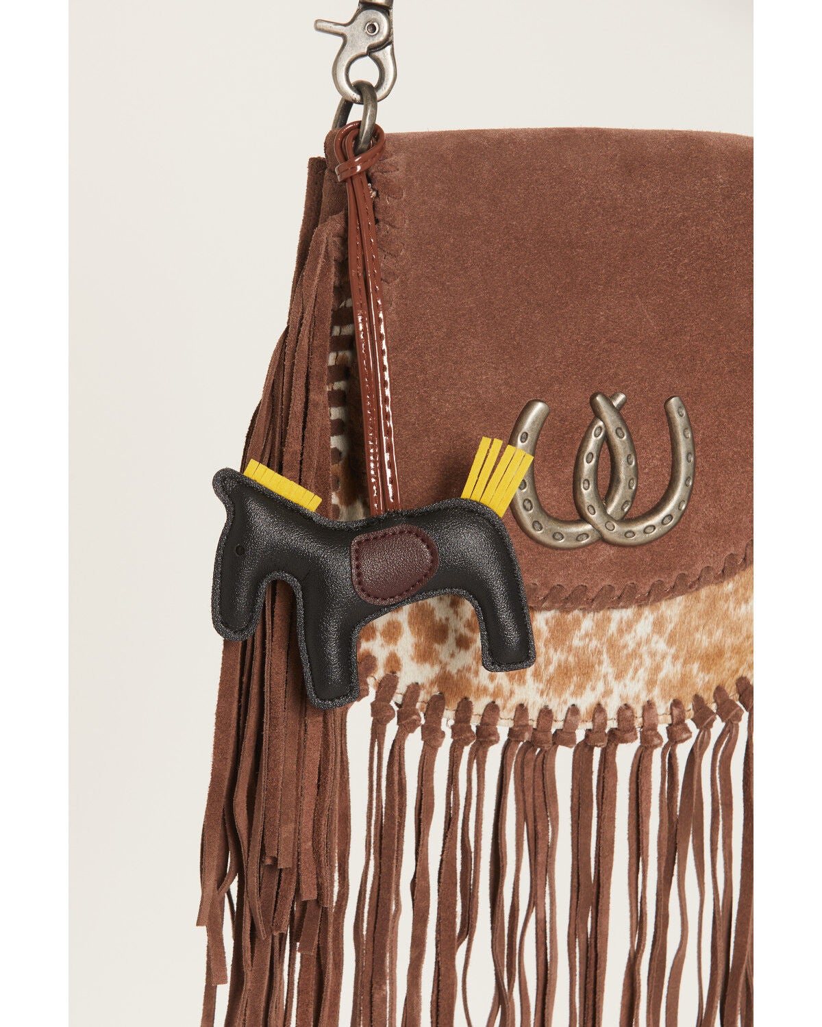 Shyanne Horse Bag Charm, Black, hi-res