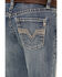 Image #4 - Panhandle Boys' Light Wash Vintage Bootcut Denim Jeans, , hi-res