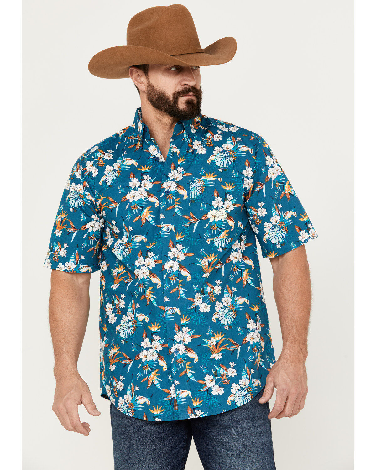 Image #1 - Ariat Men's Keon Classic Fit Western Shirt, , hi-res