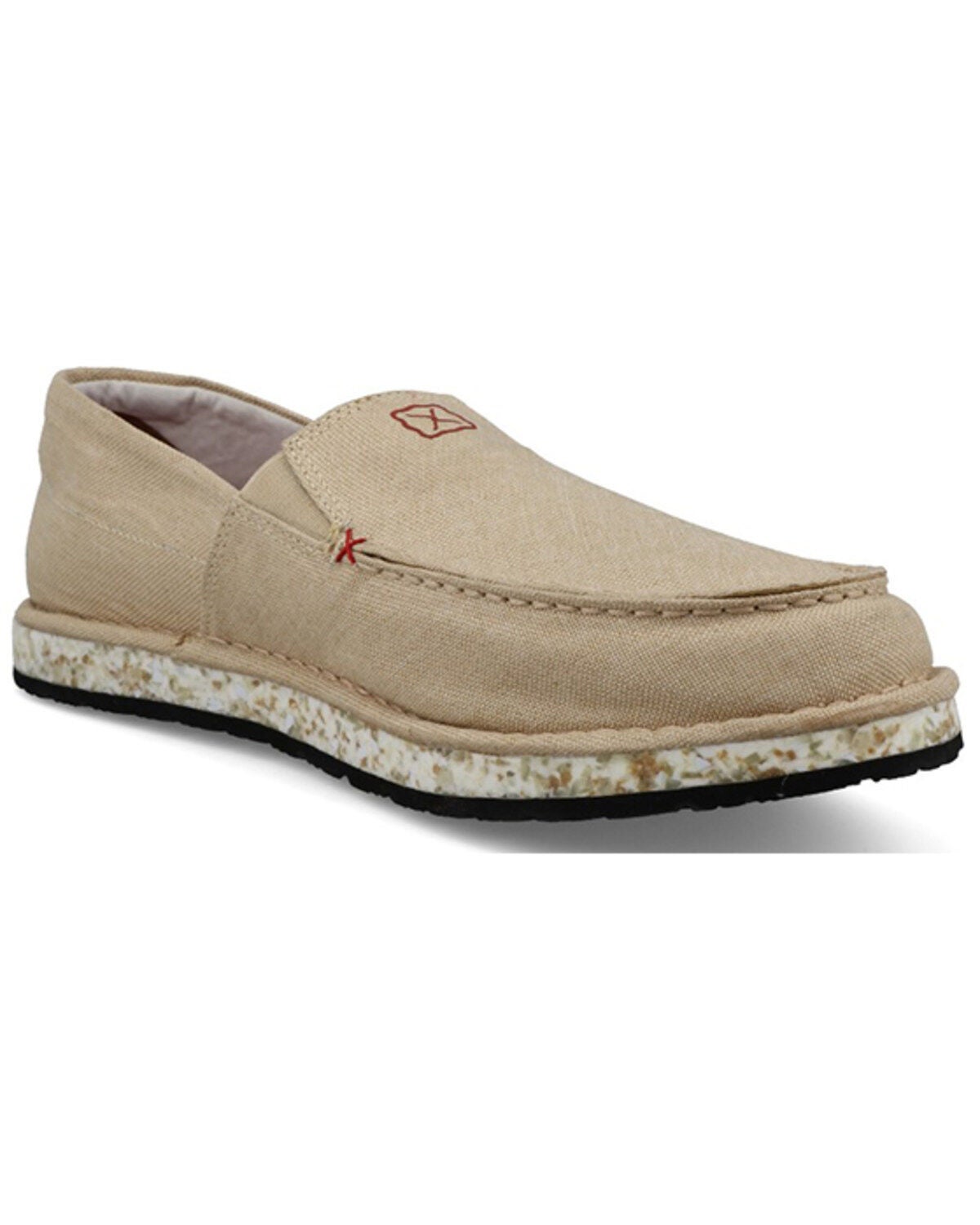 Twisted X Men's Circular Project&trade; Slip-On Shoes - Moc Toe, Cream, hi-res