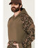 Image #2 - Ariat Men's FR Durastretch Patriot Hooded Sweatshirt, Brown, hi-res