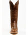 Dan Post Women's Rope Dream Western Boots - Snip Toe, Dark Brown, hi-res