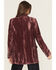 Image #4 - Ariat Women's Velvet Aura Blazer, Wine, hi-res