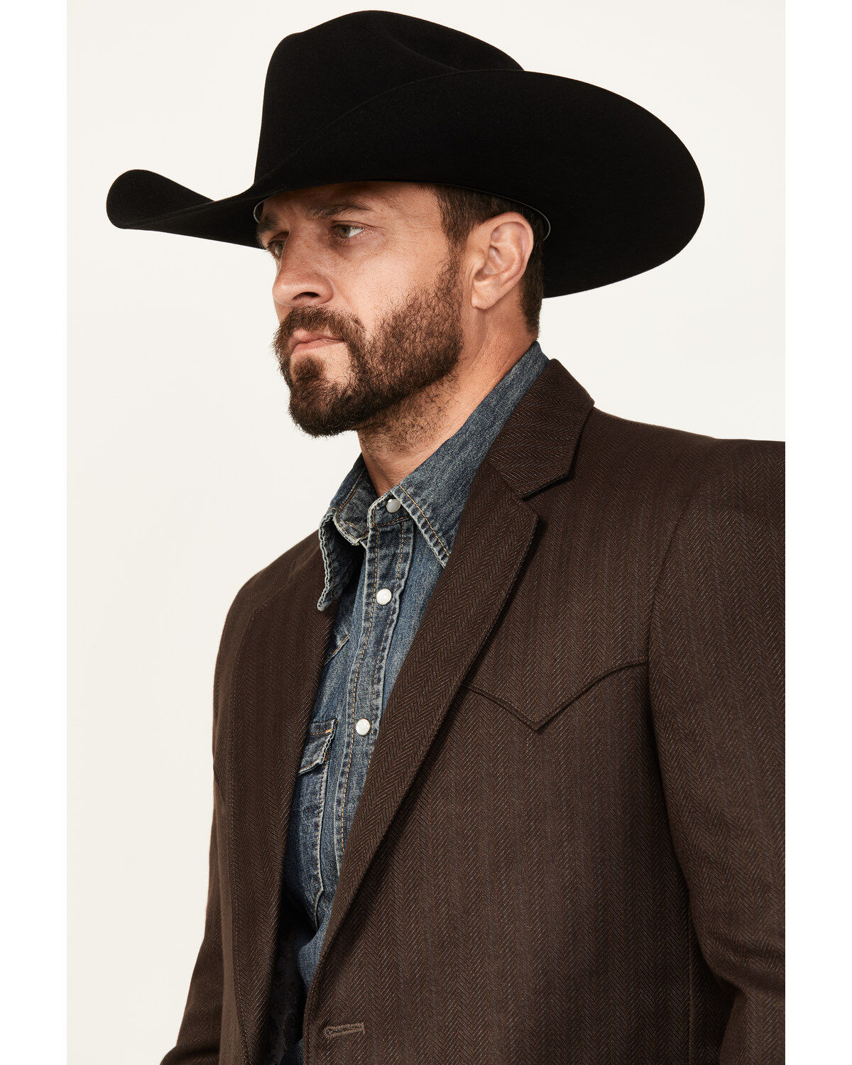 Image #2 - Circle S Men's Carson City Sportcoat, Chestnut, hi-res