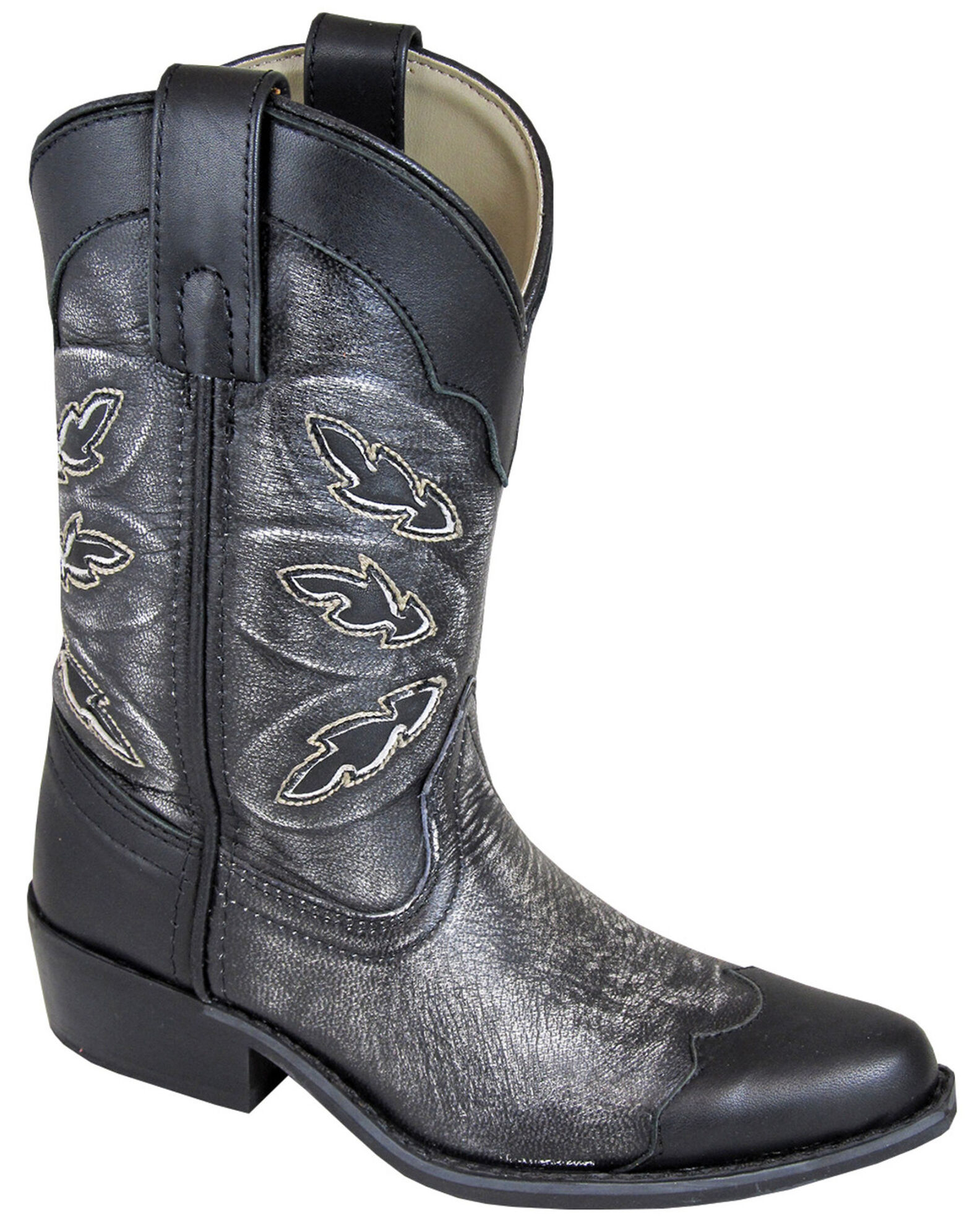Boys black sale cowboy boots