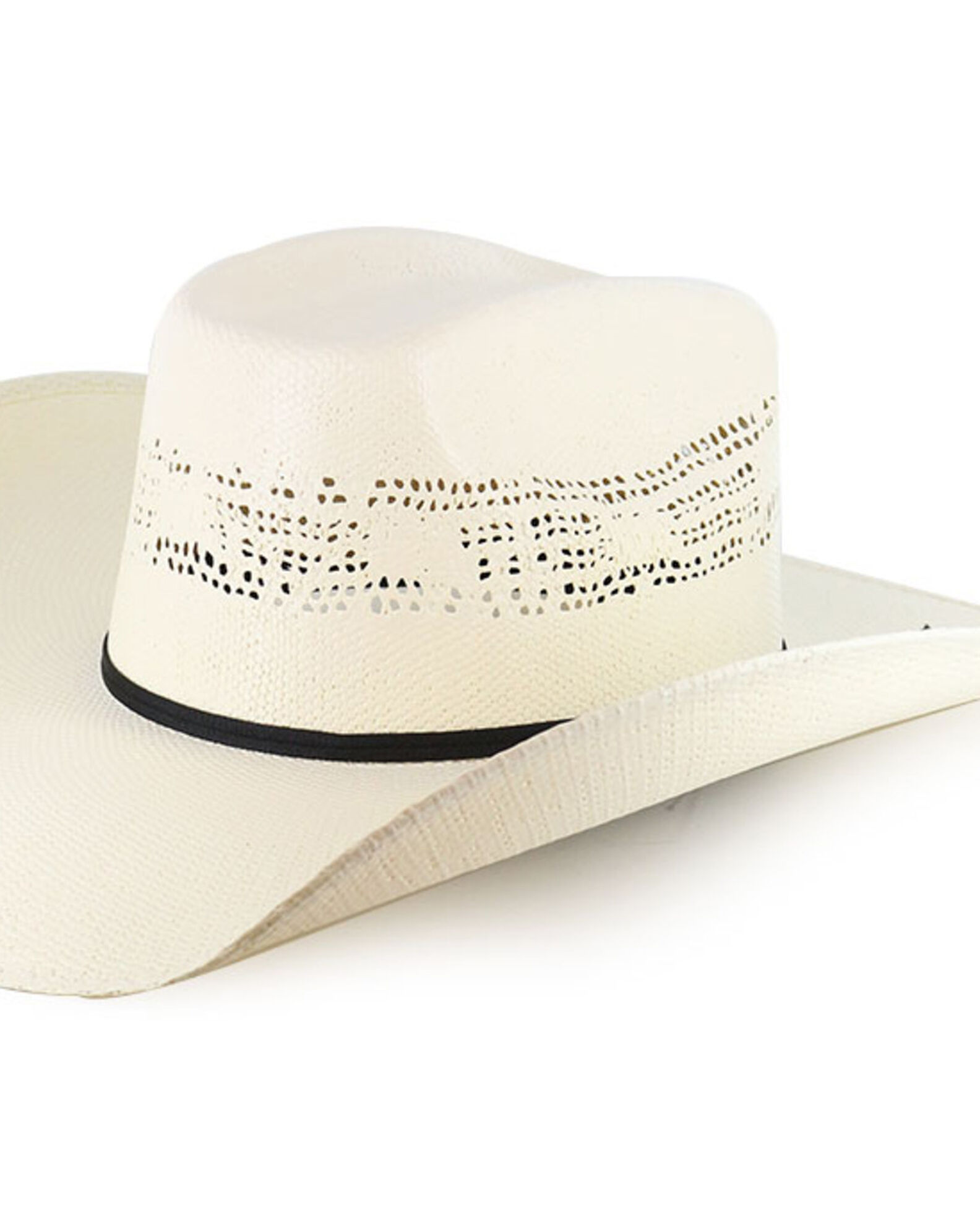 Image #1 - Cody James® Boys' Straw Western Hat, Natural, hi-res