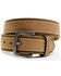 Hawx Men's Buff Brown Leather Belt , Brown, hi-res