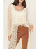 Image #3 - Originality Women's Lace Bell Sleeve Tie Kimono, Cream, hi-res