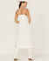 Image #4 - Wishlist Women's Side Tie Double Strap Midi Dress, Ivory, hi-res