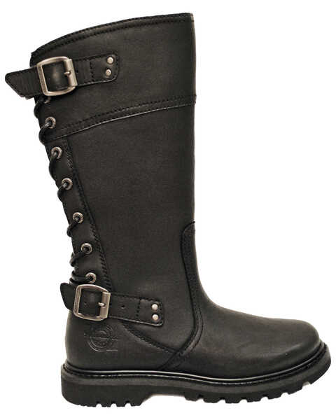 Image #1 - Milwaukee Motorcycle Clothing Co. Women's Dreamgirl Moto Boots - Round Toe, , hi-res
