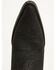 Image #6 - Corral Women's Fringe Tall Western Boots - Snip Toe, Black, hi-res