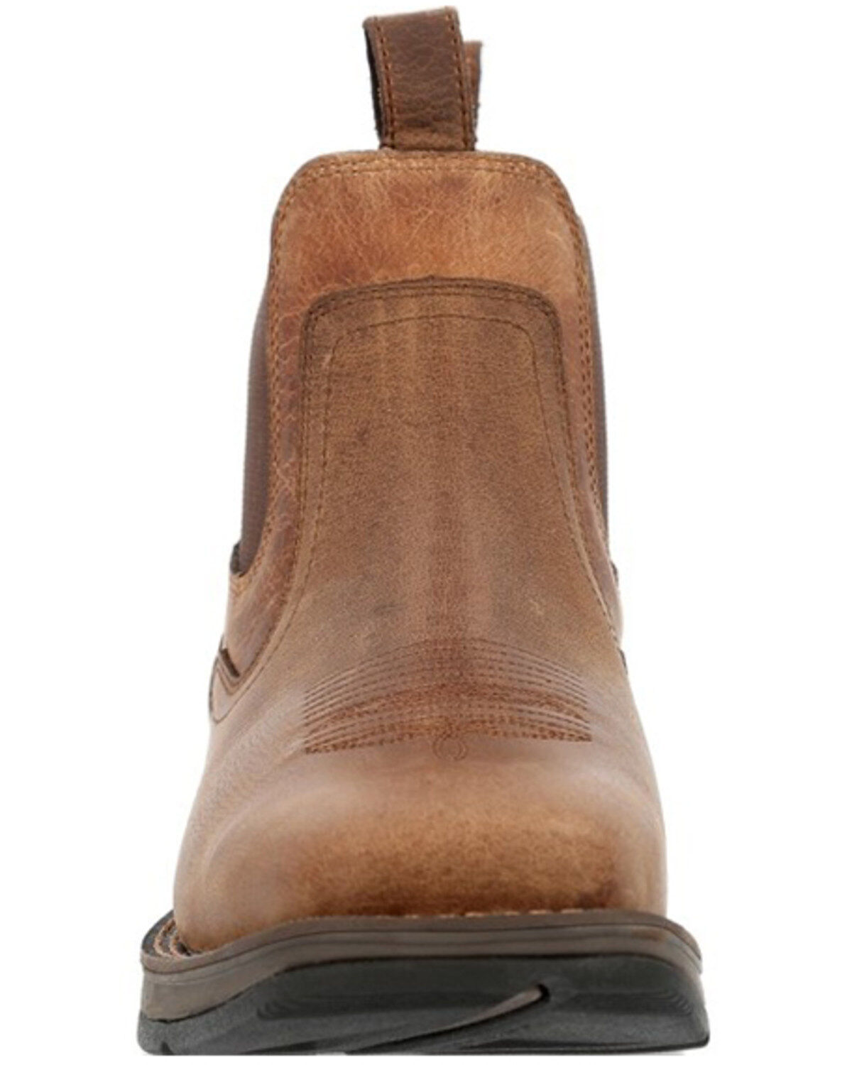 Image #4 - Durango Men's Red Dirt Label Casual Chelsea Boots - Broad Square Toe, Tan, hi-res